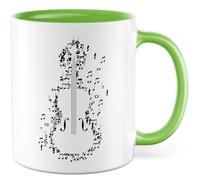 Tasse violon cadeau design de violon, idée cadeau violoniste violoniste tasse à café orchestre professeur de violon cours de violon tasse à café instrument amateur de violon