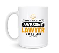Tasse Voilà Ce Qu'Est Un Avocat Génial 330Ml Mugs Pratiques Durable Mug Pour Ami Collègue Famille
