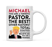Tasse Vous êtes un pasteur et président formidable Tasse à cafe Fans Lot | de 2-330ml Robuste Mugs Élégant Tasses A Cafe GoûTer NoëL