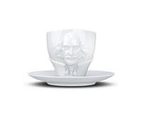 Tasse William Shakespeare avec sous tasse en porcelaine