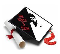 Tassel Toppers The World is Yours Casquette décorée avec Pompons Motif Scarface