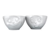 TASSEN Set de 2 petits bols humeur en porcelaine hôtelière blanche 200 ml BLANC G