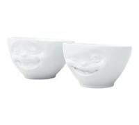 TASSEN Set de 2 petits bols humeur en porcelaine hôtelière blanche 200 ml BLANC G