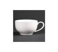 Tasses 228ml Rondes Basses Lumina - x 6 - Porcelaine22,8 cl