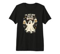 Tasses à bière fantômes drôles Boos Halloween T-Shirt Haut de Gamme