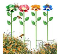 Tasses à boire pour jardin, mangeoire à piquet - En métal en forme de papillon | Pour colibri, cour, patio, , prairie, décoration