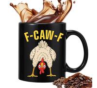 Tasses à café, 11,8 oz en céramique au lait en céramique | Tasses à café Rooster | Pour les femmes pour hommes à la maison Bar de cuisine Bar anniversaire de Noël de bureau de Noël