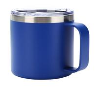 Tasses à café à double paroi - Gobelets multi-usages en acier inoxydable, tasse à double paroi de 12 oz | Tasse à café isolée, tasse à café avec couvercle, tasses à café anti-versamen