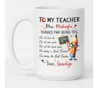 Tasses À Café À Mon Professeur Merci D'Être Vous Blanc Pour 330ML