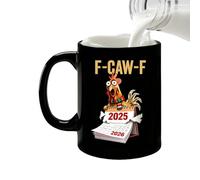 Tasses à Café Avec Coq,En Céramique Pour Le Petit Déjeuner | Tasses à Café Avec Design Original - Pour Hommes Femmes Maison Travail Routine Matinale Moments Relaxants Week-end Gratuit Fête