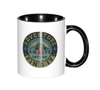Tasses À Café Aventure, Trouve-Le, Allons-Y Multicoloré Saint Valentin Tasse en Céramique Céramique Usage Domestique Mug 11Oz