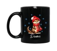 Tasses À Café Banque Beaver Tasse Aquarelle Tasses À Thé Pour Fête Des Pères Collègue 330Ml