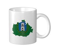 Tasses À Café Carte Des Drapeaux Du Comté De Baranya Mug Céramique Avec Poignée Drôle Tasses De Petit Déjeuner, Pour Fête Des Mères, Anniversaire, Homme, 330ml