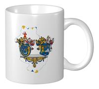 Tasses À Café Carte Des Drapeaux Du Comté De Hajdú Bihar Mug Céramique Avec Poignée Personnalisable Tasses À Thé, Pour Anniversaire, Stagiaire, Domicile, 330ml