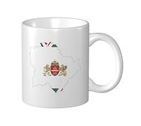 Tasses À Café Carte Du Drapeau De Budapest Mug Céramique Avec Poignée Imprimé Tasses À Céramique, Pour Anniversaire, Collègue De Travail, Homme, 330ml