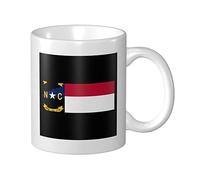 Tasses À Café Carte Du Drapeau De La Caroline Du Nord Mug Céramique Personnalisé Personnalisable Tasses À Thé, Pour Stagiaire, Homme, Anniversaire, 330ml