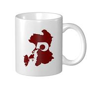 Tasses À Café Carte Du Drapeau De La Préfecture De Kumamoto Mug Céramique Imprimé Drôle Tasses À Thé, Pour Domicile, Fête Des Mères, Stagiaire, 330ml