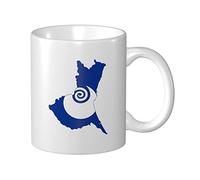 Tasses À Café Carte Du Drapeau De La Préfecture D'Ibaraki Mug Céramique Avec Poignée Imprimé Tasses À Thé, Pour Collègue De Travail, Anniversaire, Homme, 330ml
