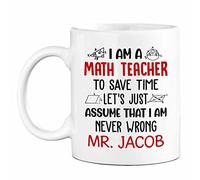 Tasses À Café Carte « Je Suis Professeur De Maths » Pour G Pour 330ML