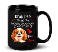 Tasses À Café Cavalier King Charles Spaniel Noir Pour 330ML