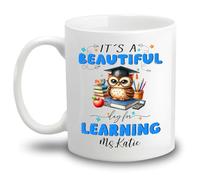 Tasses À Café C'Est Une Belle Journée Pour Apprendre Tasse Céramique Avec Poignée Coffee Mugs Pour Collègue Fête Des Pères 330Ml
