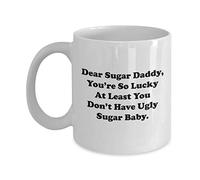 Tasses À Café Cher Petit Ami Sugar Daddy, Appréciation Tasse À Thé Personnalisée Mugs Vintage Tasse Café pour Familiale Travail Collègue 330ML