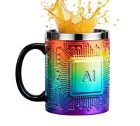 Tasses à café cool pour homme - En forme de puce - Pour temps froid, pique-nique, pêche, plein air, feu de camp, thé, randonnée, jeu de fête, whisky