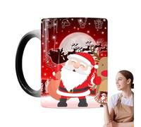 Tasses à café de Noël à changement de chaleur,tasses à café de Noël à changement de chaleur,Tasse à boire en porcelaine | Tasse à de, tasse à thé magique à de, tasses à ca