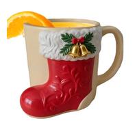 Tasses à café de Noël | Décoration de bureau festive en résine, tasse de Noël mignonne avec chaussette et - Pour boissons chaudes et froides : thé, lait, latte, pour fête, maison, bureau, école