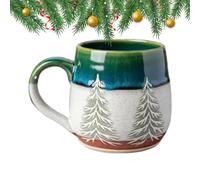 Tasses à café de Noël - Récipient en résine pour chocolat chaud, motif d'arbre en résine - Tasses de Noël pour le thé, pour femmes, adolescents, enfants, amis, mères, dames, cuisine, vacances, fête