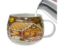 Tasses à café de Noël | Tasse à café | 300 ml - Contenants pour boissons festives saisonnières pour latte, eau, vin, cacao chaud, lait