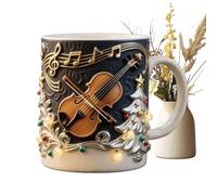 Tasses à café de Noël | Verres fantaisie en résine - Tasses à thé - pour fête d'anniversaire, décoration d'intérieur, célébrations saisonnières, travail, week-end, loisirs, vacances de Noël