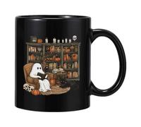 Tasses à café d'Halloween - Tasse en céramique horreur 400 ml, théière effrayante | effrayante avec décoration de table de cuisine d'automne, voyage, camping, maison, dortoir