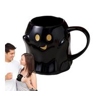 Tasses à café d'Halloween | Tasses de fantômes drôles en céramique 15 onces | Thé pour cuisine routine quotidienne, soirée de jeux universitaires, réunions de club de lecture, fête, maison, chambre