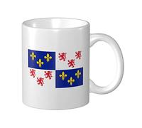 Tasses À Café Drapeau De La Picardie Mug Céramique Drôle Imprimé Tasses À Thé, Pour Homme, Domicile, Femme, 330ml