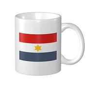 Tasses À Café Drapeau De L'Armée Nationale Chinoise Mug Céramique Personnalisable Avec Poignée Tasse À Café Rétro, Pour Anniversaire, Fête Des Mères, Domicile, 330ml