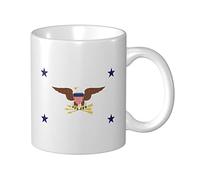 Tasses À Café Drapeau De L'Inspecteur Général Du Ministère De La Défense Des États-Unis Mug Céramique Imprimé Drôle Tasses À Thé, Pour Stagiaire, Fête Des Mères, Domicile, 330ml