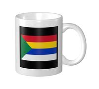 Tasses À Café Drapeau Des Druzes Mug Céramique Avec Poignée Imprimé Tasse À Café Rétro, Pour Homme, Domicile, Collègue De Travail, 330ml