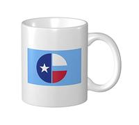 Tasses À Café Drapeau Du Comté De Collin, Texas Mug Céramique Personnalisable Avec Poignée Tasses À Thé, Pour Femme, Fête Des Mères, Homme, 330ml
