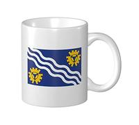 Tasses À Café Drapeau Du Comté De Merseyside Mug Céramique Drôle Imprimé Tasses À Thé, Pour Anniversaire, Fête Des Mères, Domicile, 330ml