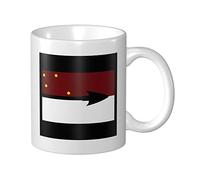 Tasses À Café Drapeau Du Peuple De Selknam Mug Céramique Drôle Personnalisé Tasses À Thé, Pour Anniversaire, Domicile, Collègue De Travail, 330ml