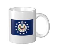 Tasses À Café Drapeau D'Un Ambassadeur Des États-Unis Mug Céramique Drôle Avec Poignée Tasses De Petit Déjeuner, Pour Domicile, Anniversaire, Femme, 330ml