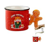 Tasses à café en céramique pour homme en d'épice, tasses à café en céramique de tasse à thé de 350 ml, tasse à eau créative avec poignée en gingembre, tasse de boisson pour