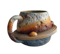 Tasses à café en cristal minéral, motif planètes minérales, tasses à café décoratives en résine, tasse à thé amusante pour les amateurs d'astronomie, anniversaire, maison, restaurant et voyage