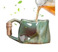 Tasses à café en grès - 250 ml, faites à la main, céramique | Tasse portable, esthétique pour café, thé, jus, boissons chaudes ou froides, lait, maison, bureau, fête, extérieur