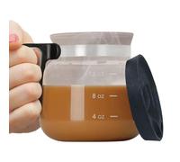 Tasses à café en verre - Tasses en verre de 4,92 pouces et 16 oz pour boissons chaudes | Tasse à boire avec couvercle pour boissons, thé, cappuccino, café au lait, voyage à la maison, camping