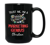 Tasses À Café Faites-Moi Confiance, Je Suis Un Génie Du Mar Pour 330ML