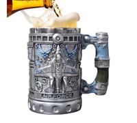 Tasses à café fantastiques - Verres esthétiques sur le thème du soldat, pour boissons chaudes et froides, style avion de grande capacité, verres créatifs pour les voyages au bureau à la maison