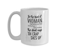 Tasses À Café Femme Soyez Le Genre De Femme Idée Tasses en Porcelaine Personnalisée Tasse Café Vintage Tasse À Thé pour Anniversaire Familiale Travail 330ML