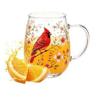 Tasses à café florales décoratives vintage avec colibri et